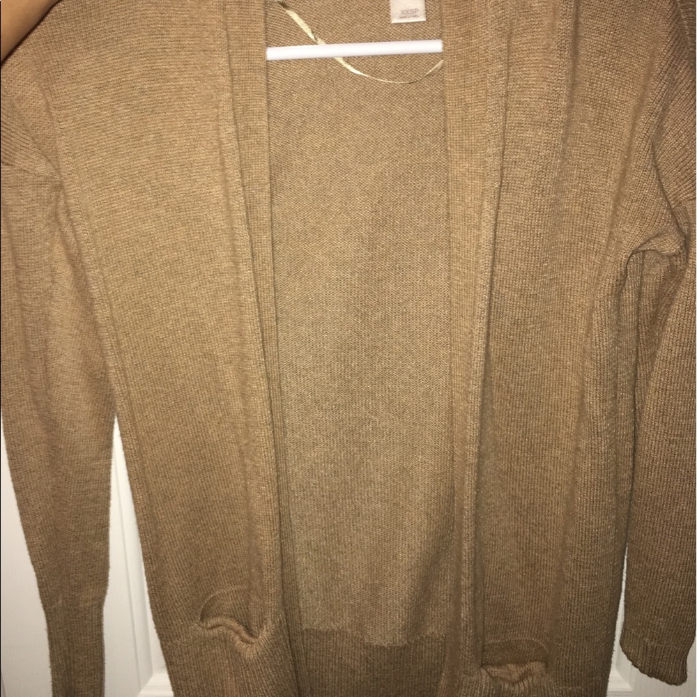 Tan cardigan